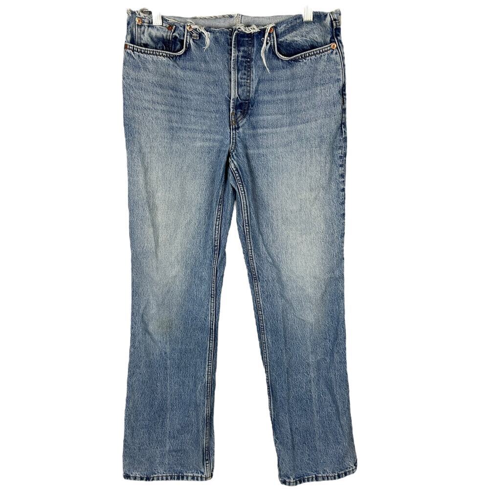 Re/Done x Denim Village 70s Boot Raw Waist Jeans 29